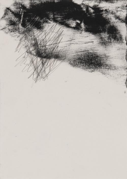 Patrick Heide Contemporary Art: Thomas Muller, PH 350, pencil and chalk on paper, 29.7x21cm, 2015.