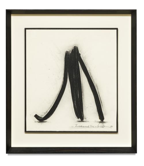 Bernar Venet, Undetermined Line, 1986 