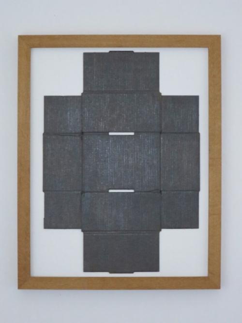 URDLA: Alex Chevalier, Silence, bic sur papier-collé sur bois, 14,8 x 10,5cm chacun, 2018.