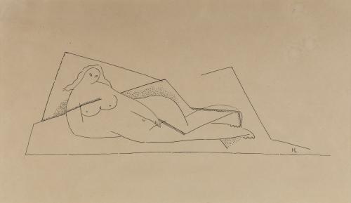 Henri Laurens, Femme Nue Couchée, 1918